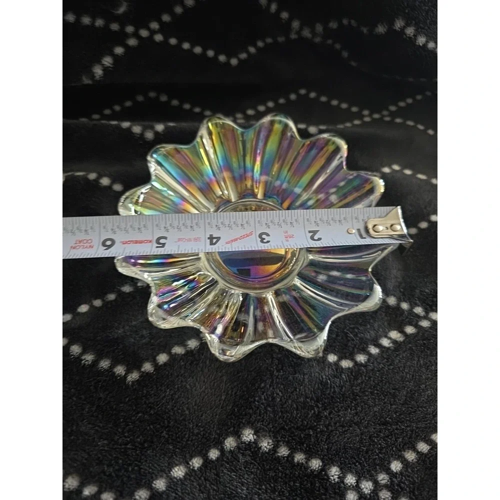 Vintage Federal Glass Company Iridescent‎ Celestial 6